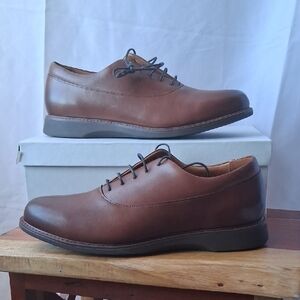Quince Hybrid Crafted Leather Oxford Brandy 9.5